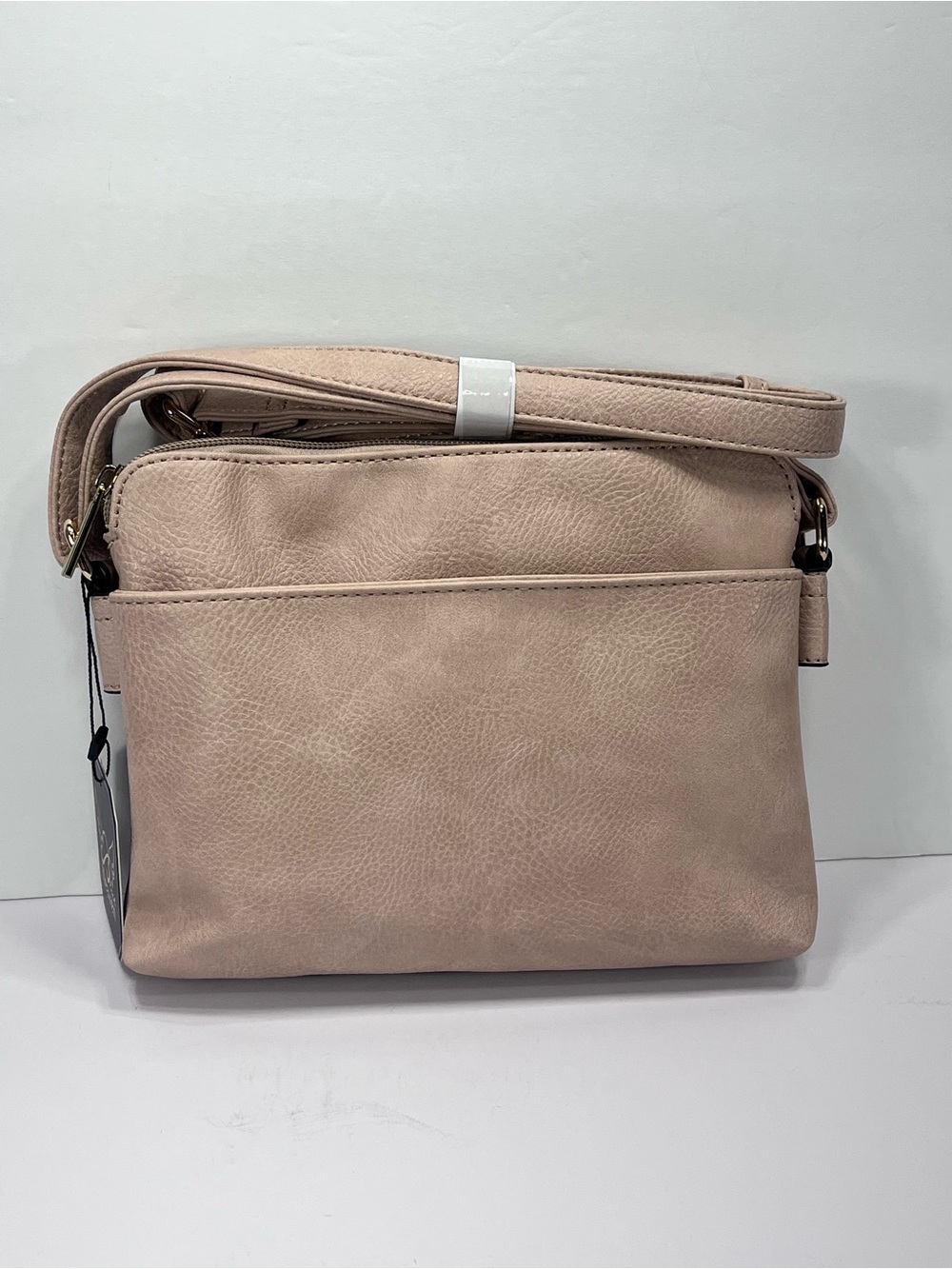 Neutral Tan Classic Crossbody Bag Vintage Y2K style New
